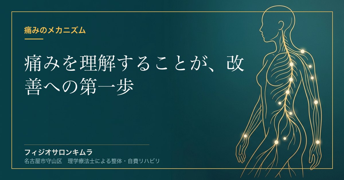 痛みを理解することが、改善への第一歩